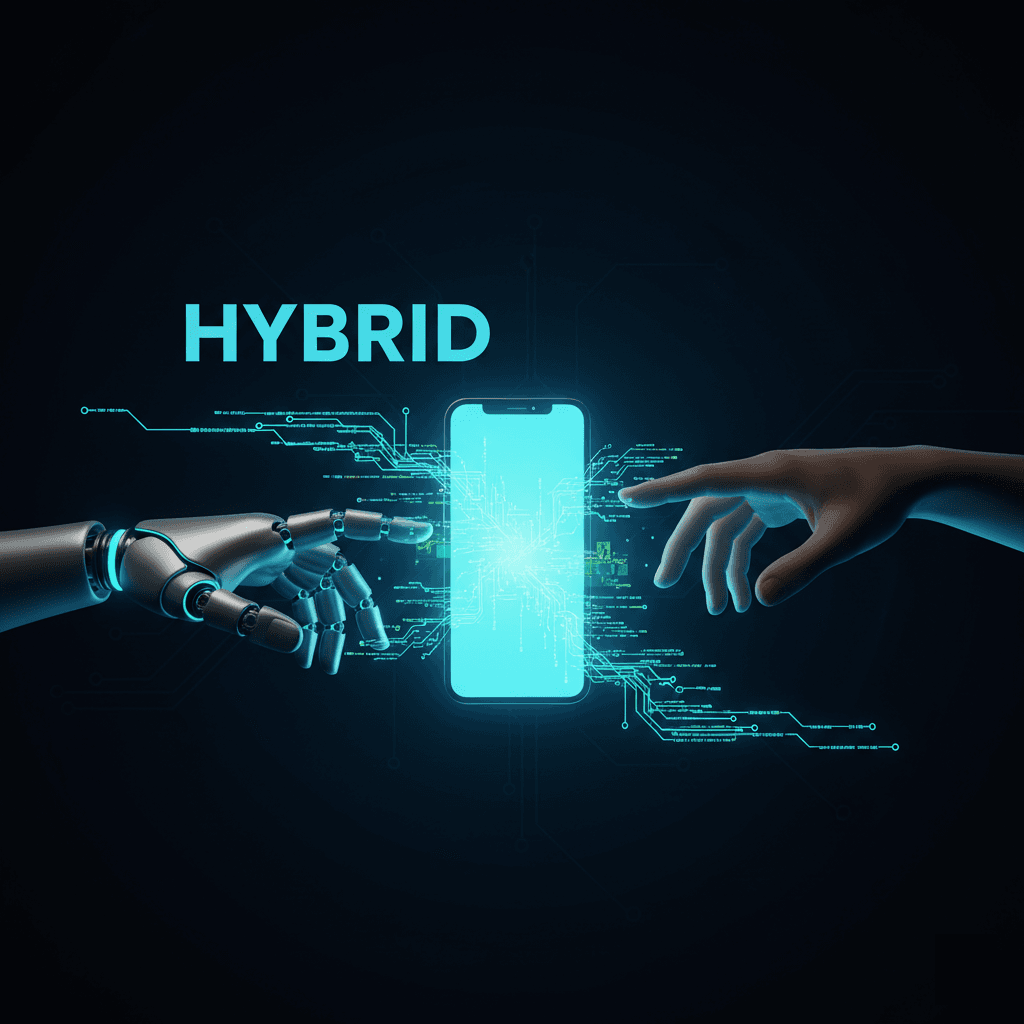 Beyond AI Builders: How Human + AI Hybrid Systems Create Complete Mobile Apps