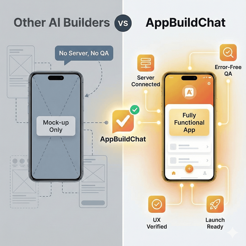 Why AppBuildChat: The Definitive Difference from Other AI Builders