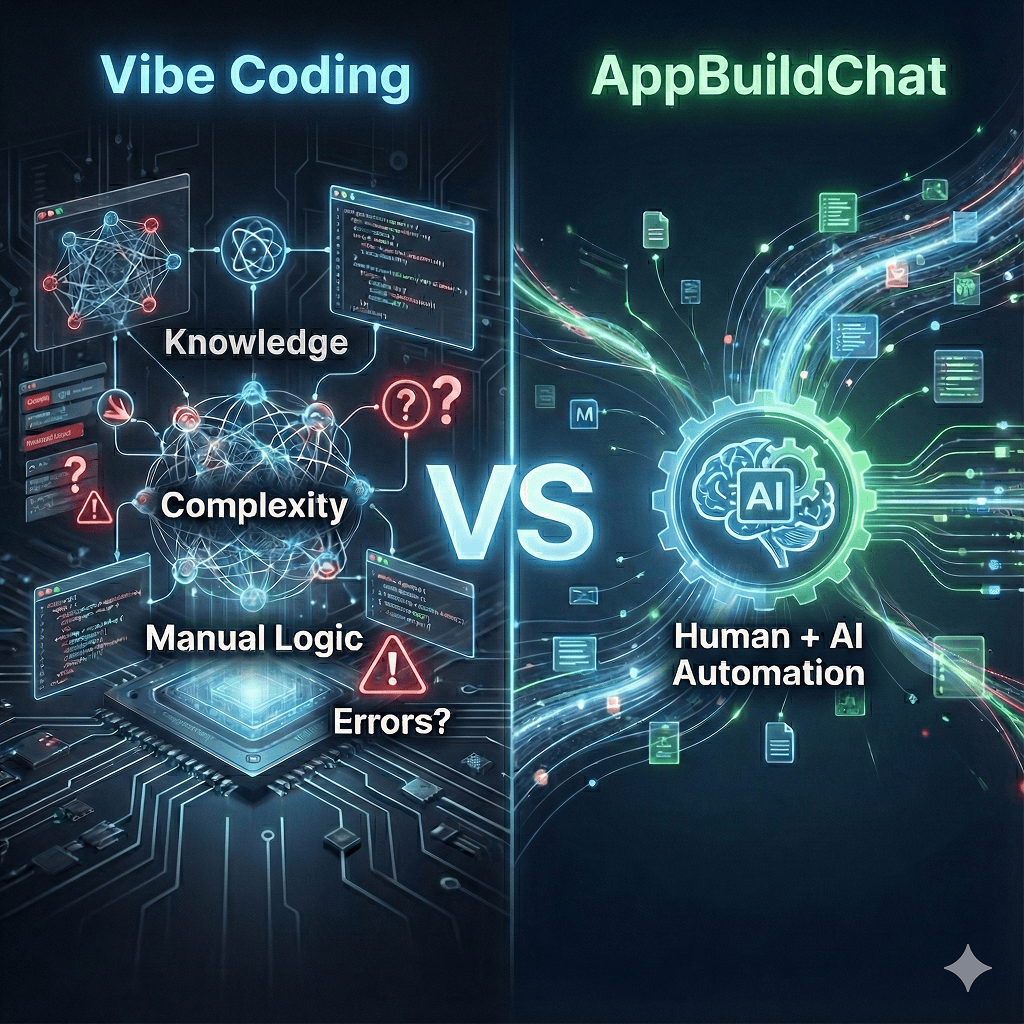 Vibe Coding Tools vs. AppBuildChat — Why Beginners Should Choose AppBuildChat