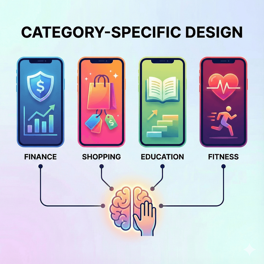 Why App Design Must Differ by Category — AppBuildChat’s Category-Specific Design Principles