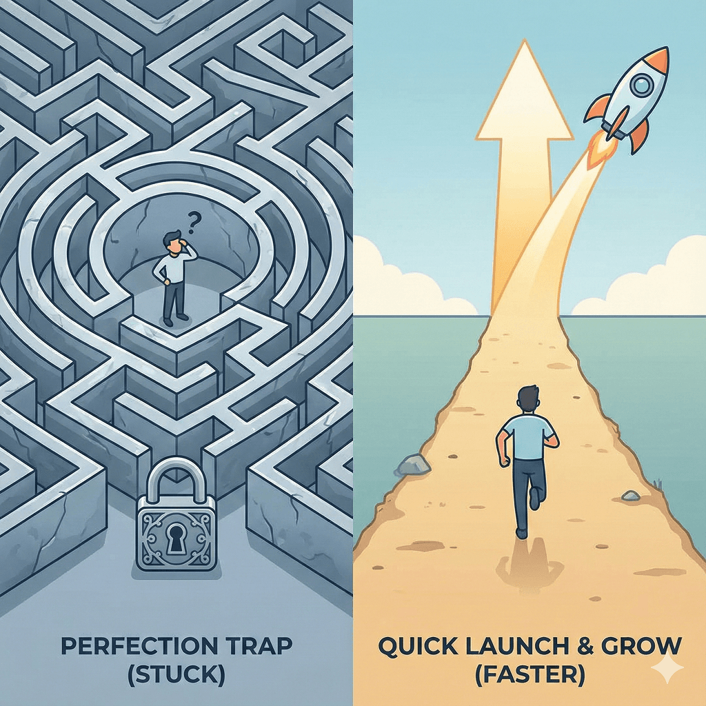 Trying to Be Perfect from the Start Leads to Failure — Where Early-Stage Founders Always Fall