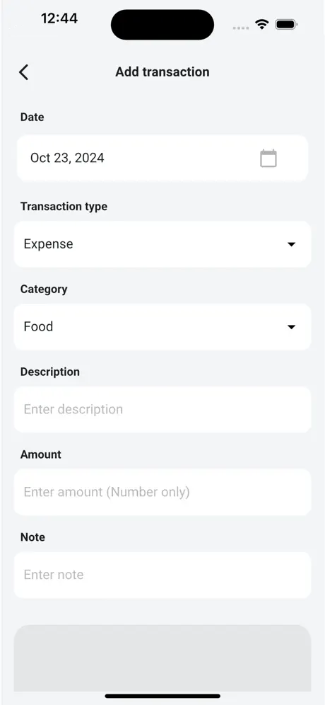 Expense Tracker Screenshot 3